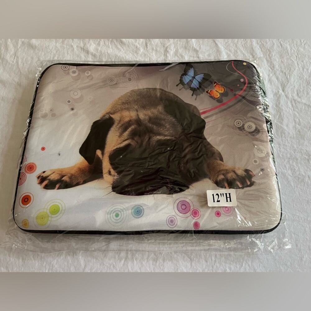 Pug Butterfly Cosmic 12” Tech Sleeve iPad NWT